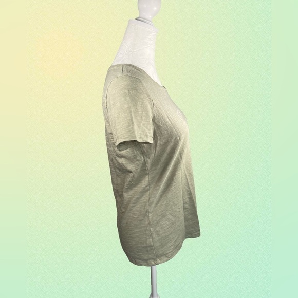 Lauren Conrad Short Sleeve Shirt Make your own magic Green XS - Picture 3 of 7